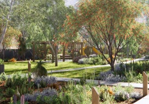 Claire Doll garden image