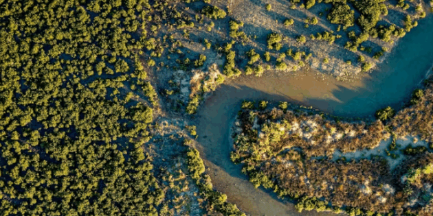 Wetland restoration is seen