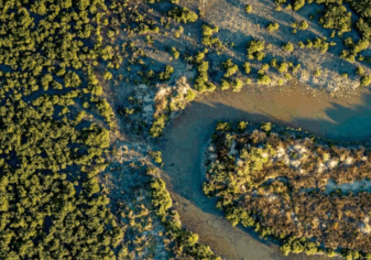 Wetland restoration is seen